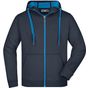 James&Nicholson Men's Doubleface Jacket navy/aqua
