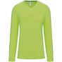 Kariban T-shirt col V manches longues lime