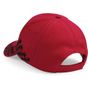 Beechfield Casquette Grand Prix rouge classique