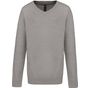 Kariban Pull col V enfant grey_melange