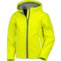 Result Veste Softshell Capuche Enfant neon_yellow/grey