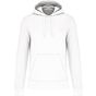 Kariban Sweat-shirt écoresponsable à capuche homme white
