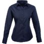 Premier Chemisier popeline à manches longues pour femme navy