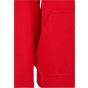 Build Your Brand Essentials Basic Kids Zip Hoody City red