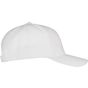 flexfit 5-Panel Premium Curved Visor Snapback Cap white