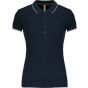 Kariban Polo manches courtes femme navy/wine/white