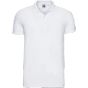 Russell Polo stretch ajusté homme white
