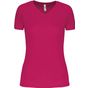 ProAct T-shirt de sport manches courtes col v femme fuchsia