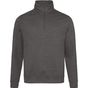 AWDis Just Hoods Sophomore 1/4 zip sweat - charcoal - L