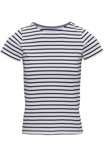 Image produit T-shirt marinière « coastal » femme à manches courtes