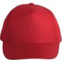 K-up Casquette polyester - 5 panneaux red