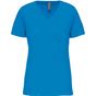Kariban T-shirt BIO150IC col V femme tropical_blue