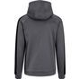 AWDis Just Hoods Sports polyester Zoodie steel_grey/jet_black