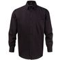 Russell Collection Men’s long sleeve classic ultimate non-iron shirt black