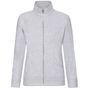 fruit of the loom Premium Sweat Jacket Lady-Fit heather_grey