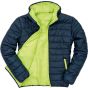 Result Soft padded jacket navy/lime