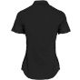 Kustom Kit Poplin Shirt Short Sleeve Black