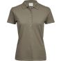 Tee Jays Women's Luxury Stretch Polo clay