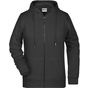 James&Nicholson Ladies´ Zip-Hoody black