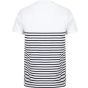 Front Row Short sleeve Breton T white/navy