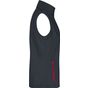 James&Nicholson Ladies´ Promo Softshell Vest iron_grey/red