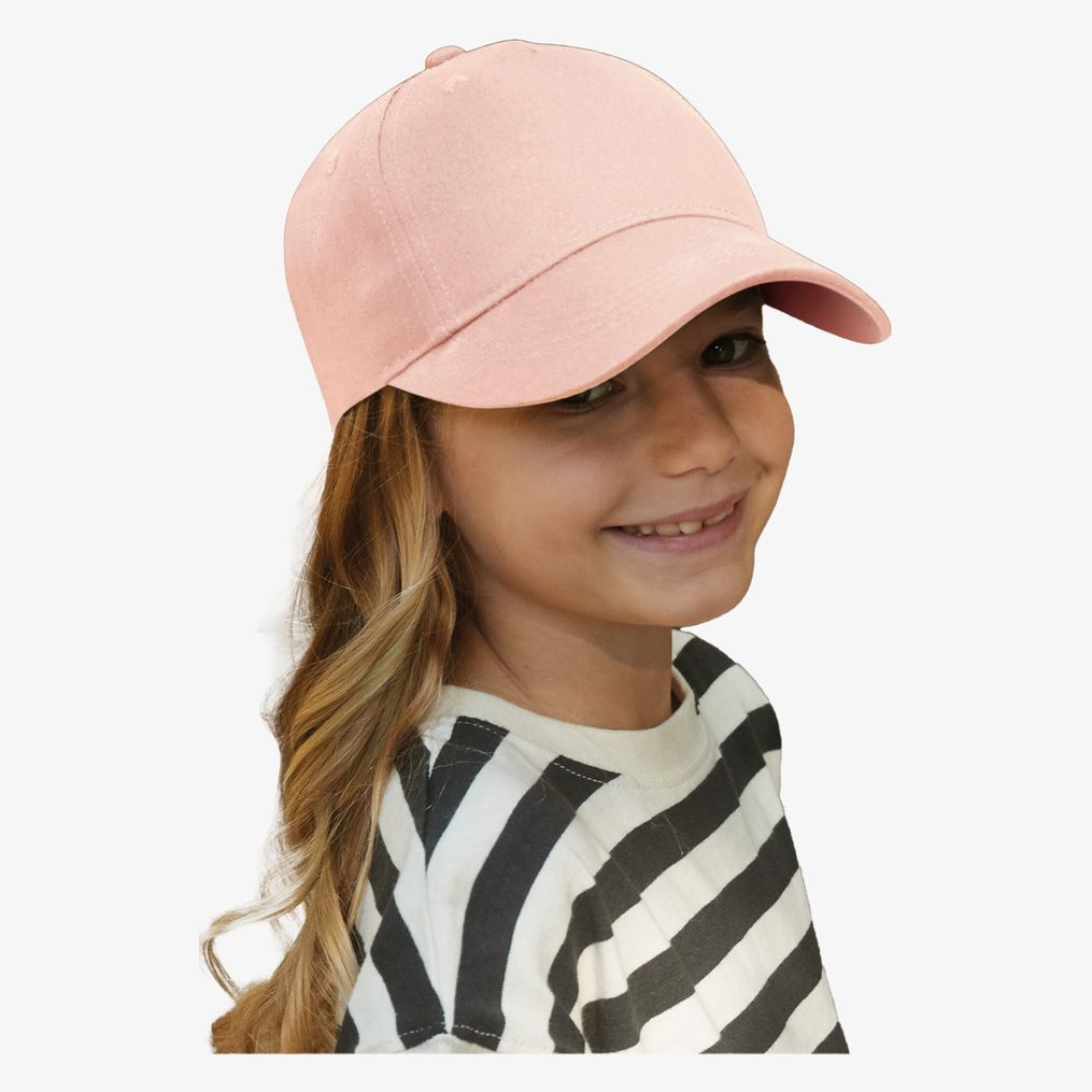 Casquette à 5 panneaux pour enfant en coton biologique Beechfield