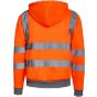 Korntex Hi-Vis workwear hoody cork Signal orange