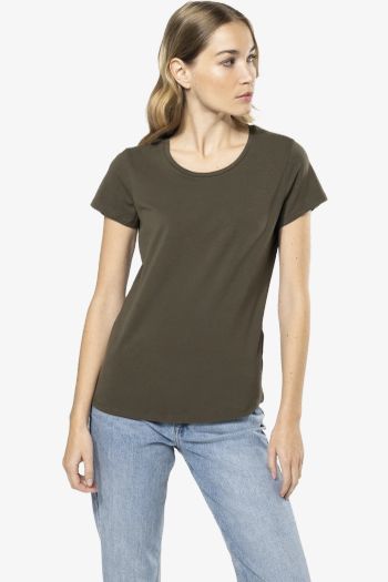 Image produit T-shirt col rond manches courtes femme