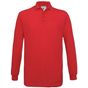 B&C Collection Safran Polo LS red
