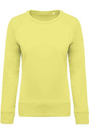 Image produit Sweat-shirt BIO col rond manches raglan femme 