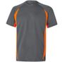 Velilla Tee-shirt technique bicolore grey/fluo_orange