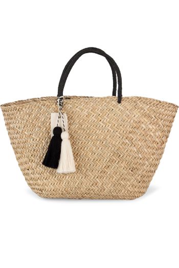 Panier shopping en paille - Straw