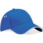 Beechfield Casquette Ultimate 5 panneaux à visière sandwich bright_royal/white