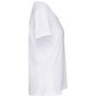 Kariban T-shirt bio col à bords francs manches courtes femme white
