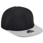 Beechfield Casquette Originale réglable à 6 Panneaux et Visière Plate black/grey