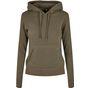 Build Your Brand Ladies Organic Hoody olive