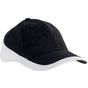 K-up Racing - casquette bicolore 6 panneaux black/white