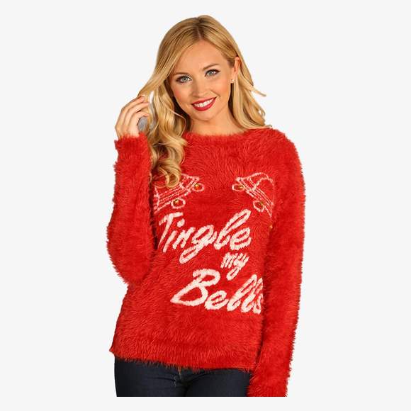 Pull de Noël en tricot 3D 