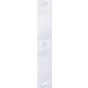 Russell Chemise en Popeline Polyester Coton cintrée manches longues homme white