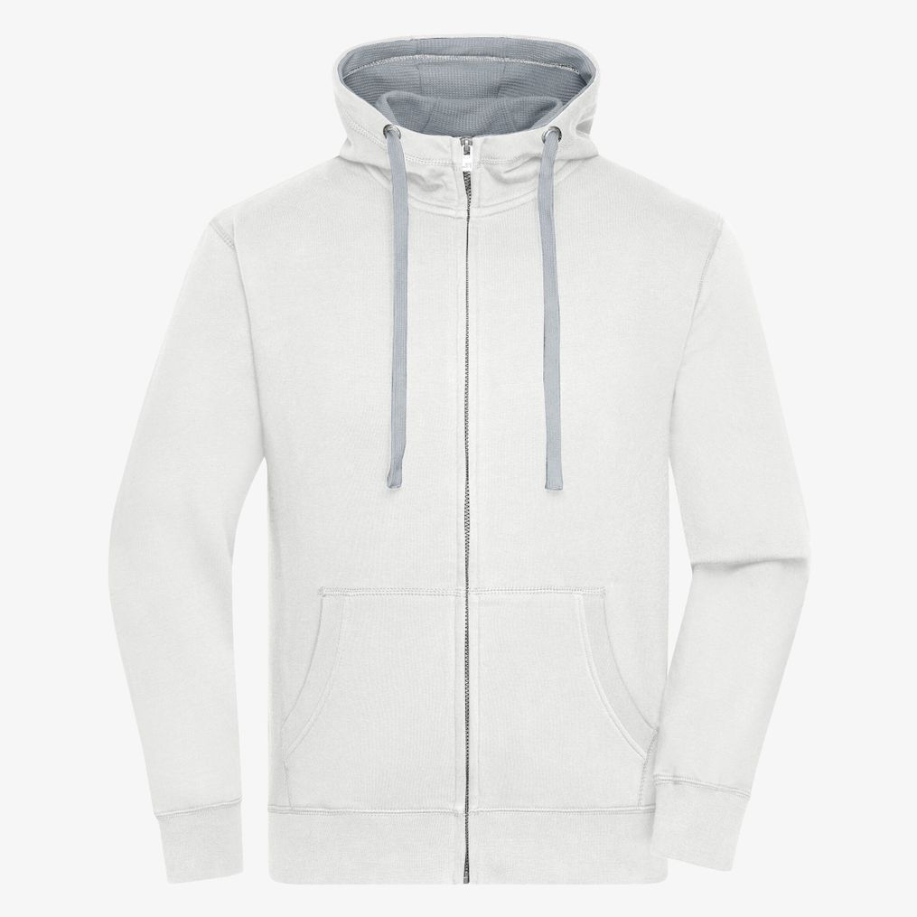 Men's Lifestyle Zip-Hoody James&Nicholson