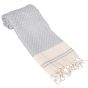 A&R Fouta Alanya Hamamzz® Grey / Cream