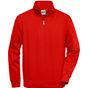James&Nicholson Workwear Half Zip Sweat red