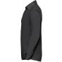 Russell Chemise en Popeline Polyester Coton cintrée manches longues homme black