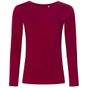 Xo by Promodoro Women´s Roundneck T-Shirt Longsleeve berry