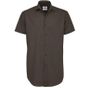 B&C Collection Chemisette Black Tie Homme coffee_bean