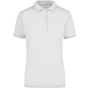 James&Nicholson Ladies' Elastic Polo white/black