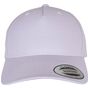 flexfit 5-Panel Premium Curved Visor Snapback Cap light_purple