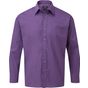 Premier Chemise popeline à manches longues pour homme purple