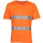 yoko T-Shirt col V haute visibilité top cool hi_vis_orange