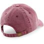 Beechfield Casquette Vintage profil bas vintage_red